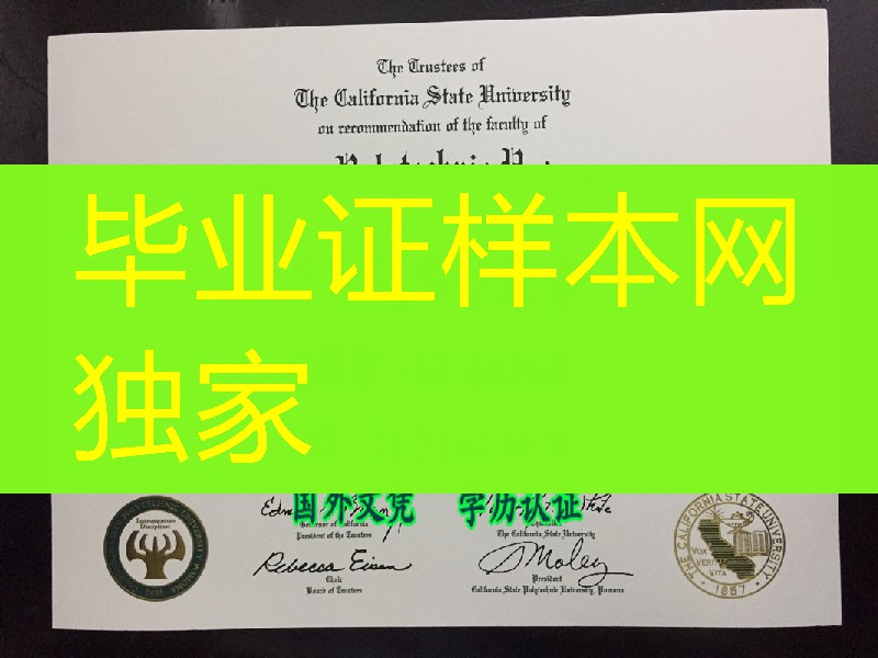 美国加州州立理工大学波莫纳分校毕业证案例，Cal Poly Pomona diploma degree