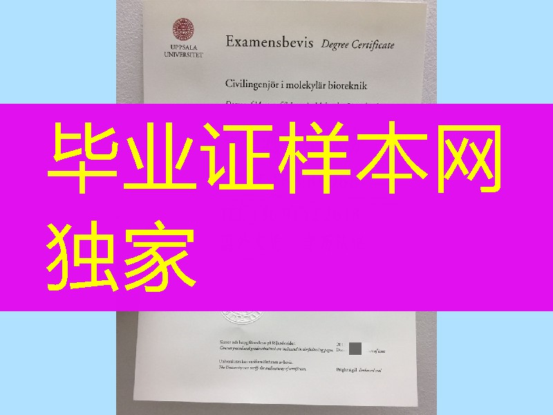 瑞典乌普萨拉大学硕士毕业证，Uppsala University diploma degree