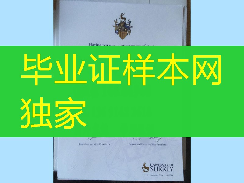 2016年英国萨里大学硕士毕业证University of Surrey diploma