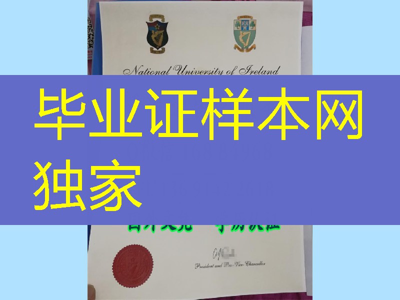 实拍爱尔兰国立都柏林大学毕业证，爱尔兰文凭制作