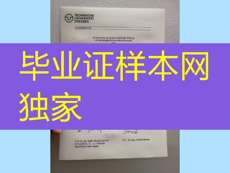 德国德累斯顿工业大学学位毕业证，Dresden University of Technology diploma degree