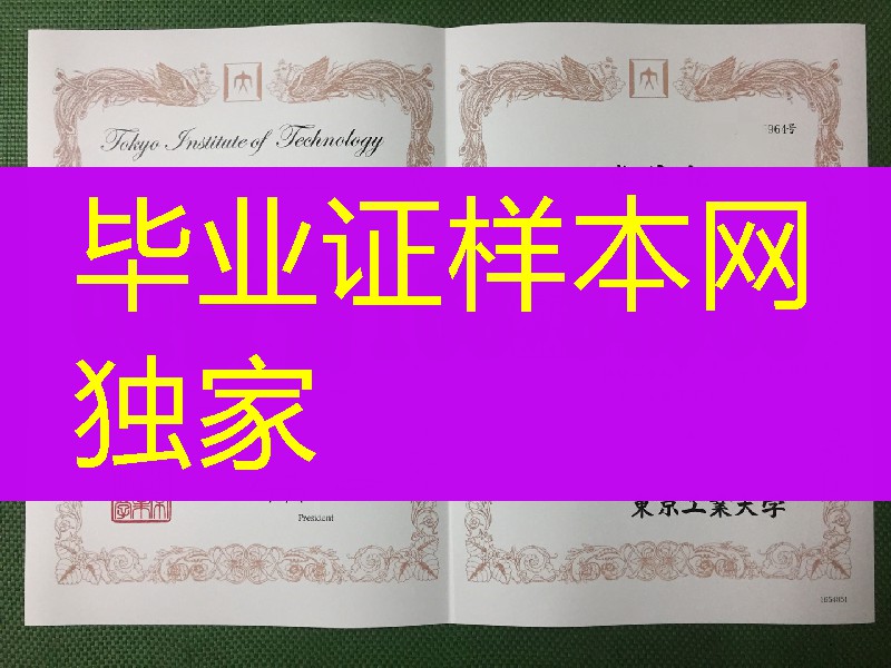 日本东京工业大学学位记案例，日本东京工业大学毕业证与外壳定制