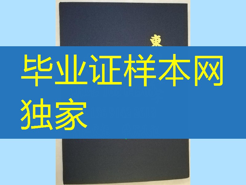 日本东洋大学学位记封皮，Toyo University diploma Cover