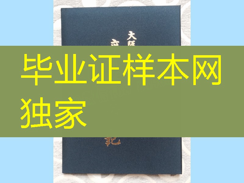 日本大阪经济大学学位记封定制，Osaka University of Economics diploma Cover