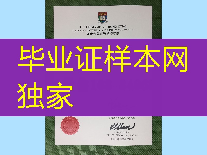 香港大学专业进修学院HKU SPACE学位文凭毕业证