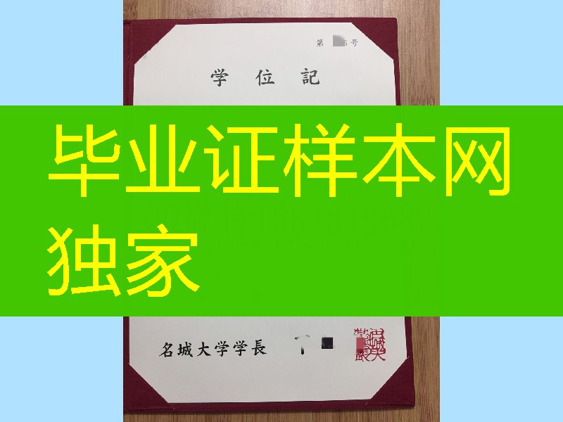 日本名城大学学位记，日本名城大学毕业证样本