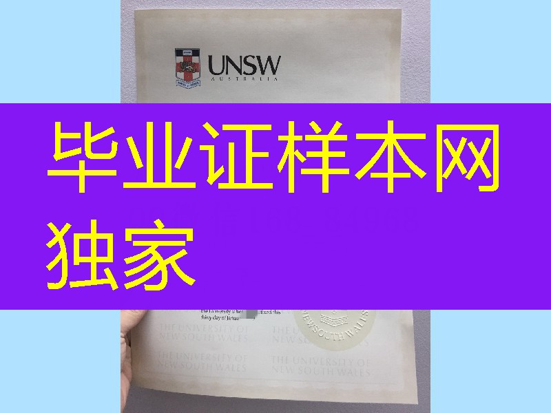 澳洲新南威尔士大学学位毕业证案例，The University of New South Wales diploma degree