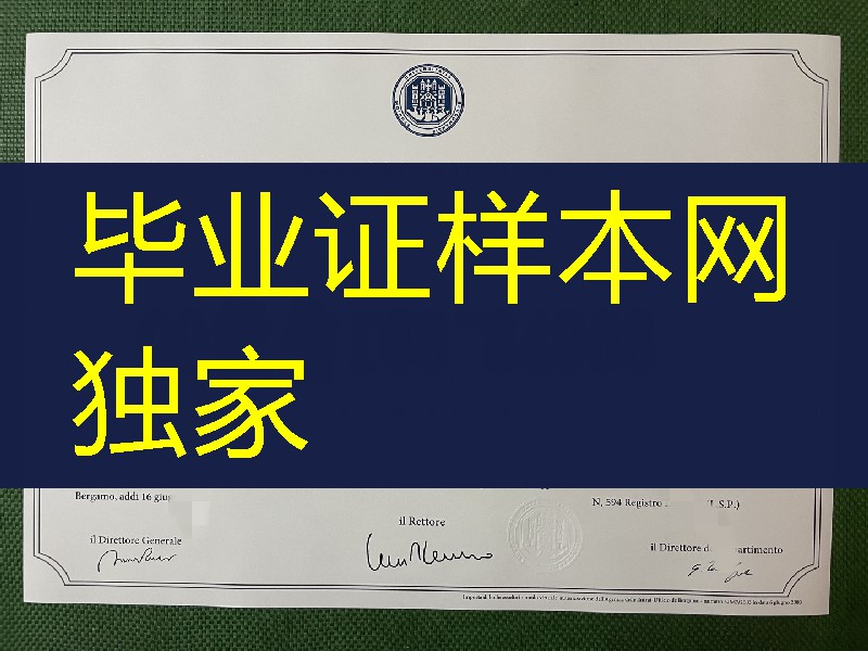 意大利贝加莫大学毕业证成绩单，意大利文凭成绩单制作网站