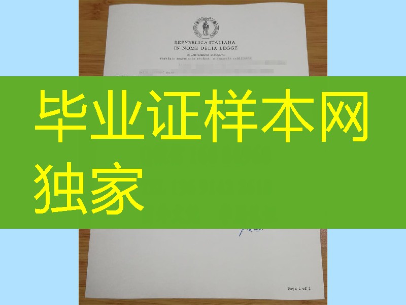 意大利佛罗伦萨大学成绩单，Università degli Studi di Firenze transcript