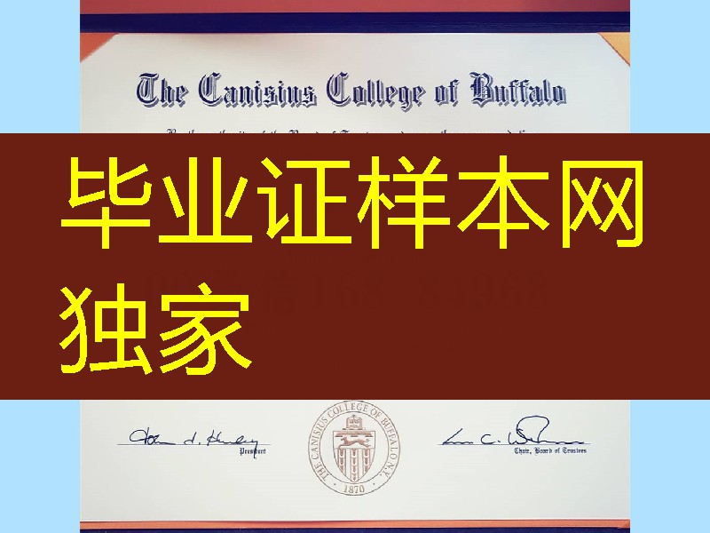 美国卡尼修斯学院毕业证成绩单，the canisius college of buffalo diploma certificate